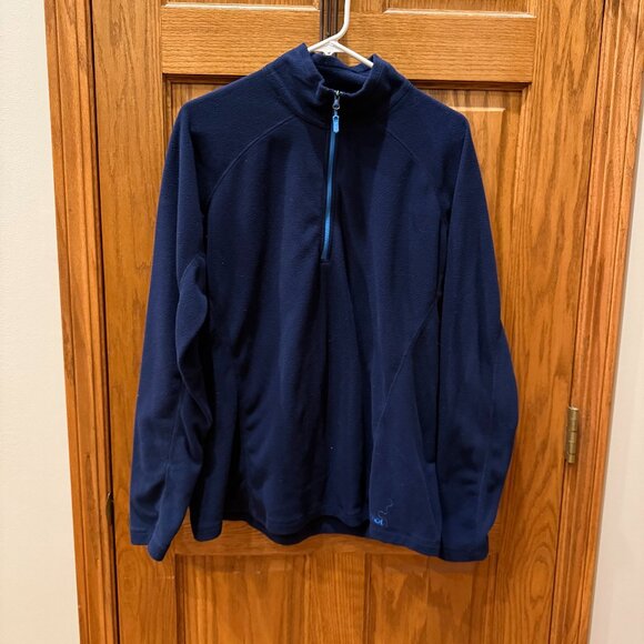 Marmot Polartec Fleece Pullover, Navy Blue XL - Picture 1 of 4